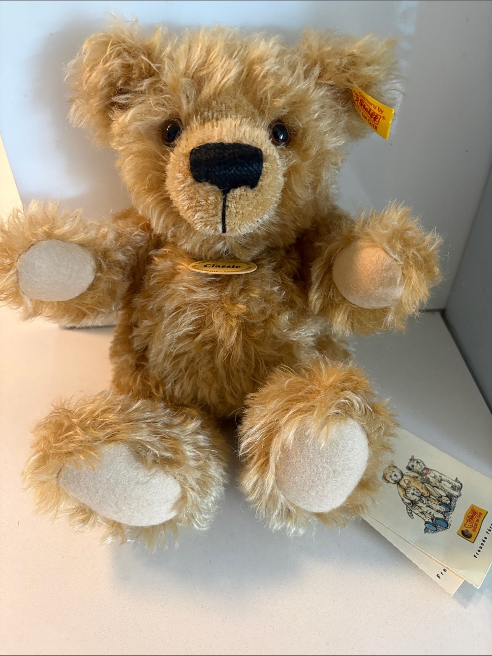 NWT Steiff Classic Golden Mohair Teddy Bear